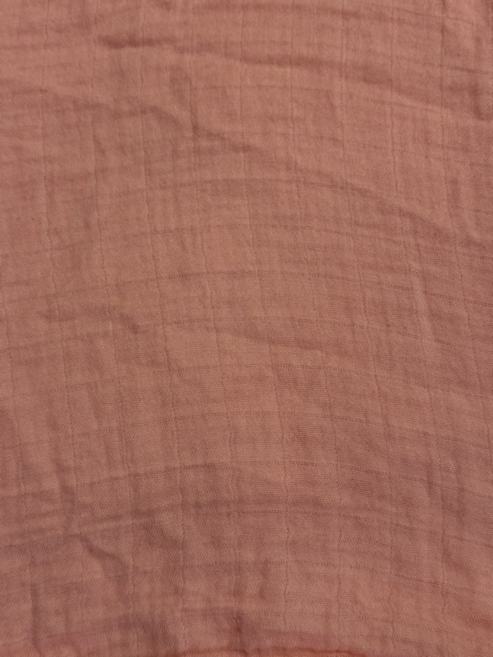 Blush Pink Muslin Baby Blanket
